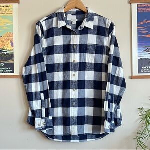L.L.Bean Soft-Brushed Flannel Shirt Organic Cotton